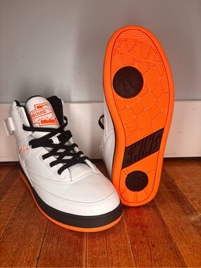Ewing Athletics 33Hi x Orion Rebound White Orange Black Men’s Size 8.5 Retro NEW